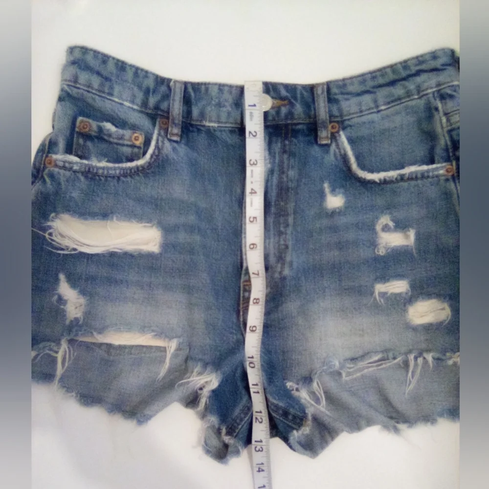 Zara The HW Short Size 4 Distressed Casual Summer Vacation